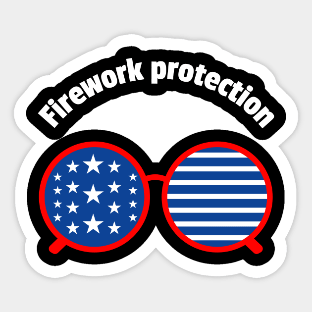 American Firework Protection Sticker by A Reel Keeper